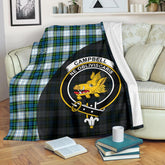 Campbell Dress Tartan Crest Blanket Wave Style