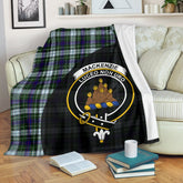 MacKenzie Dress Tartan Crest Blanket Wave Style
