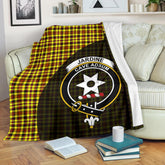 Jardine Tartan Crest Blanket Wave Style