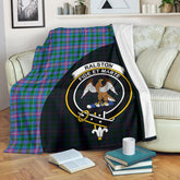 Ralston Tartan Crest Blanket Wave Style