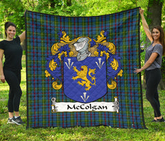 McColgan Tartan Crest Quilt