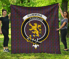 Cumming Tartan Crest Quilt - SP