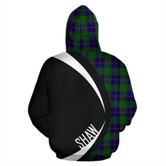 Shaw Modern Tartan Crest Hoodie - Circle Style