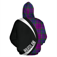 Wardlaw Modern Tartan Crest Hoodie - Circle Style