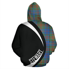 Stewart of Appin Hunting Ancient Tartan Crest Hoodie - Circle Style