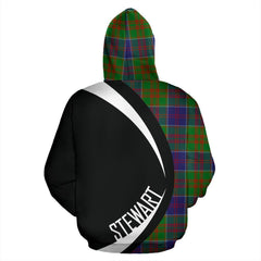 Stewart of Appin Hunting Modern Tartan Crest Hoodie - Circle Style