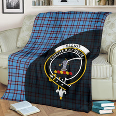 Elliot Ancient Tartan Crest Blanket - 3 Sizes