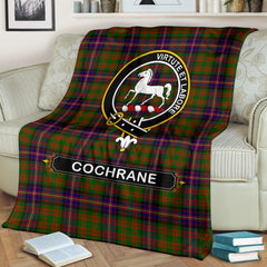 Cochrane Family Tartan Crest Blankets