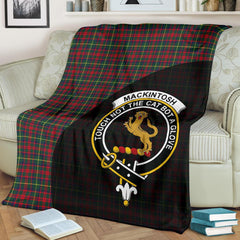 MacKintosh Hunting Modern Tartan Crest Blanket Wave Style