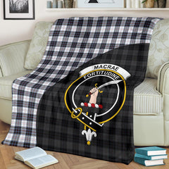 MacRae Dress Modern Tartan Crest Blanket Wave Style