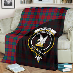 Lindsay Modern Tartan Crest Blanket Wave Style