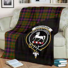 Cochrane Modern Tartan Crest Blanket Wave Style