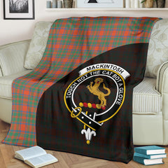 MacKintosh Ancient Tartan Crest Blanket Wave Style