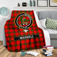 Maxwell Family Tartan Crest Blankets