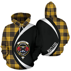MacLeod of Lewis Ancient Tartan Crest Hoodie - Circle Style