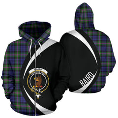 Baird Modern Tartan Crest Zipper Hoodie - Circle Style