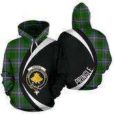 Pringle Tartan Crest Hoodie - Circle Style