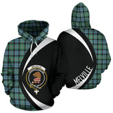 Melville Tartan Crest Hoodie - Circle Style
