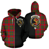 MacKintosh Modern Tartan Crest Zipper Hoodie - Half Of Me Style