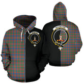 MacIntyre Ancient Tartan Crest Zipper Hoodie - Half Of Me Style