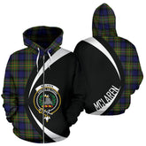 McLaren Modern Tartan Crest Zipper Hoodie - Circle Style