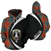 MacLean of Duart Ancient Tartan Crest Hoodie - Circle Style