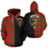 Drummond of Perth Tartan Crest Zipper Hoodie - Half Of Me Style
