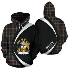 Stott Tartan Crest Hoodie - Circle Style