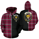 Little Tartan Crest Zipper Hoodie - Half Of Me Style