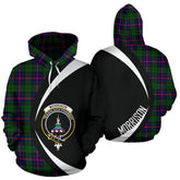 Morrison Modern Tartan Crest Hoodie - Circle Style