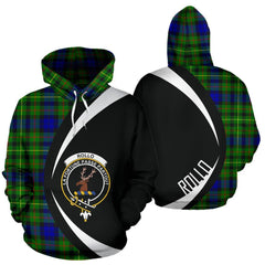 Rollo Modern Tartan Crest Hoodie - Circle Style