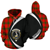 MacQuarrie Modern Tartan Crest Hoodie - Circle Style