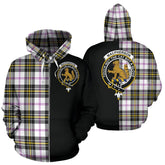 MacPherson Dress Modern Tartan Crest Zipper Hoodie - Half Of Me Style