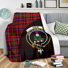 Gow Modern Tartan Crest Blankets