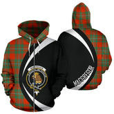 MacGregor Ancient Tartan Crest Zipper Hoodie - Circle Style