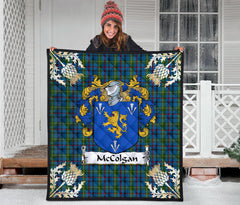 McColgan Tartan Crest Quilt -