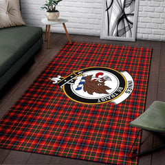 Innes Tartan Crest Area Rug