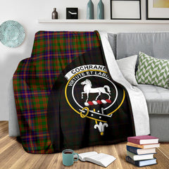 Cochrane Modern Tartan Crest Blanket Wave Style