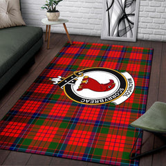 Macnicol (Of Scorrybreac) Tartan Crest Area Rug