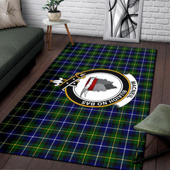 Macneill Of Barra Tartan Crest Area Rug
