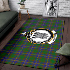 Strange (Or Strang) Tartan Crest Area Rug