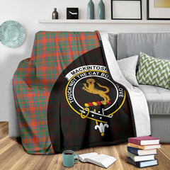 MacKintosh Ancient Tartan Crest Blanket Wave Style