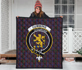 Cumming Tartan Crest Quilt - SP
