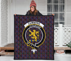 Cumming Tartan Crest Quilt - SP