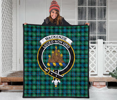 MacKenzie Ancient Family Tartan Crest Quilt - SP