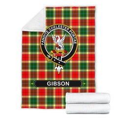 Gibson Family Tartan Crest Blankets