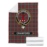 Crawford Tartan Crest Blanket - 3 Sizes
