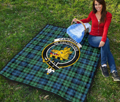 Campbell Ancient Family Tartan Quilt