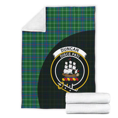Duncan Ancient Tartan Crest Blanket - 3 Sizes