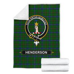 Henderson (MacKendrick) Family Tartan Crest Blankets